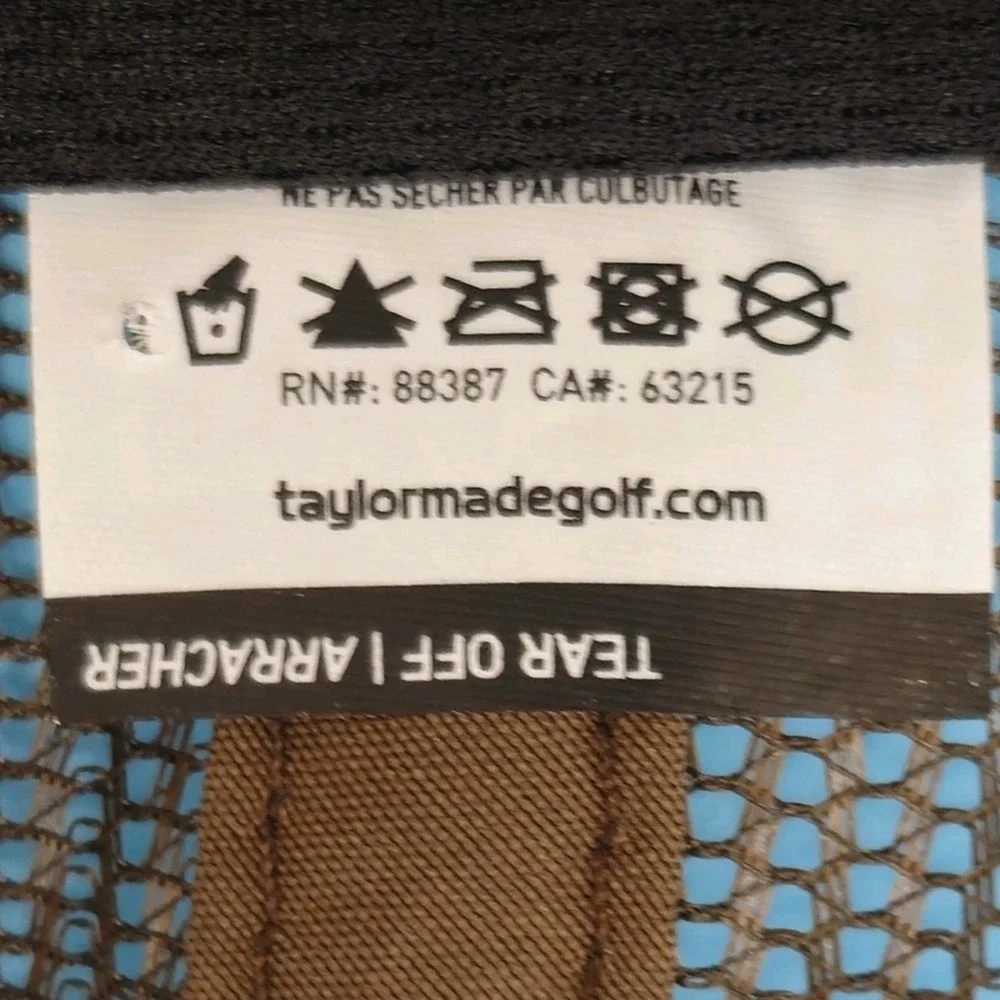 TaylorMade Ventura Trucker Hat Mesh Snapback Golf Cap Travel Vacation
